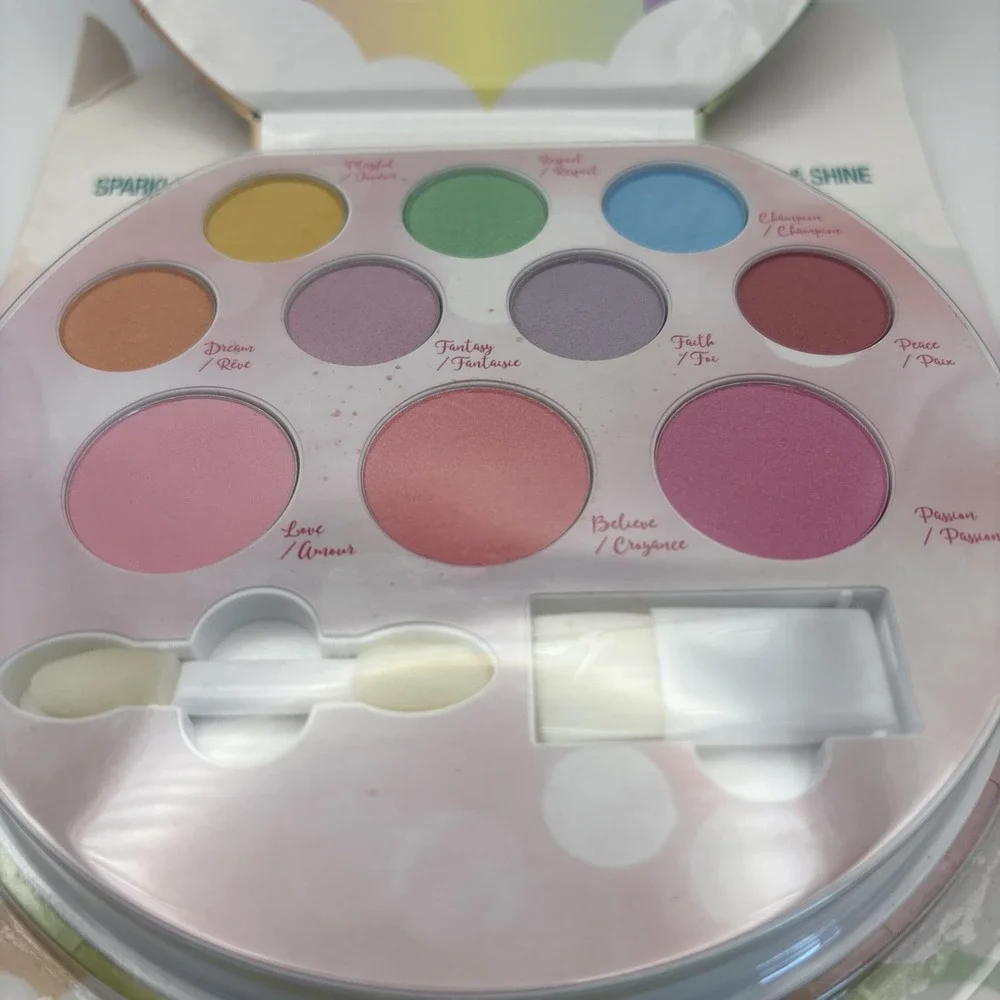 Smackers Sparkle & Shine Unicorn Color Palette, 7 Eyeshadow 3 Blush Makeup NEW